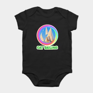 Cat Sailing Baby Bodysuit